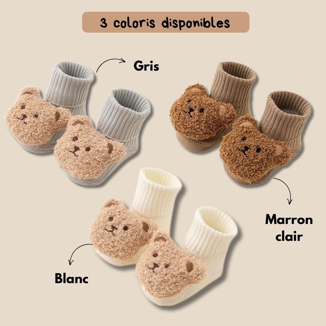 Chaussettes pour bébés anti-dérapantes et respirantes